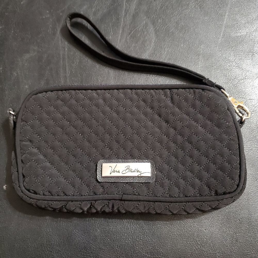 Vera Bradley Black Wristlet